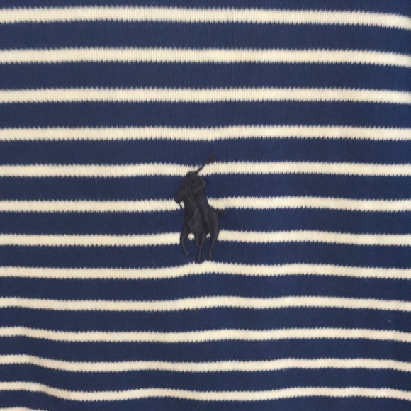 Polo by RL nice navy striped polo EUC - Picture 4 of 4
